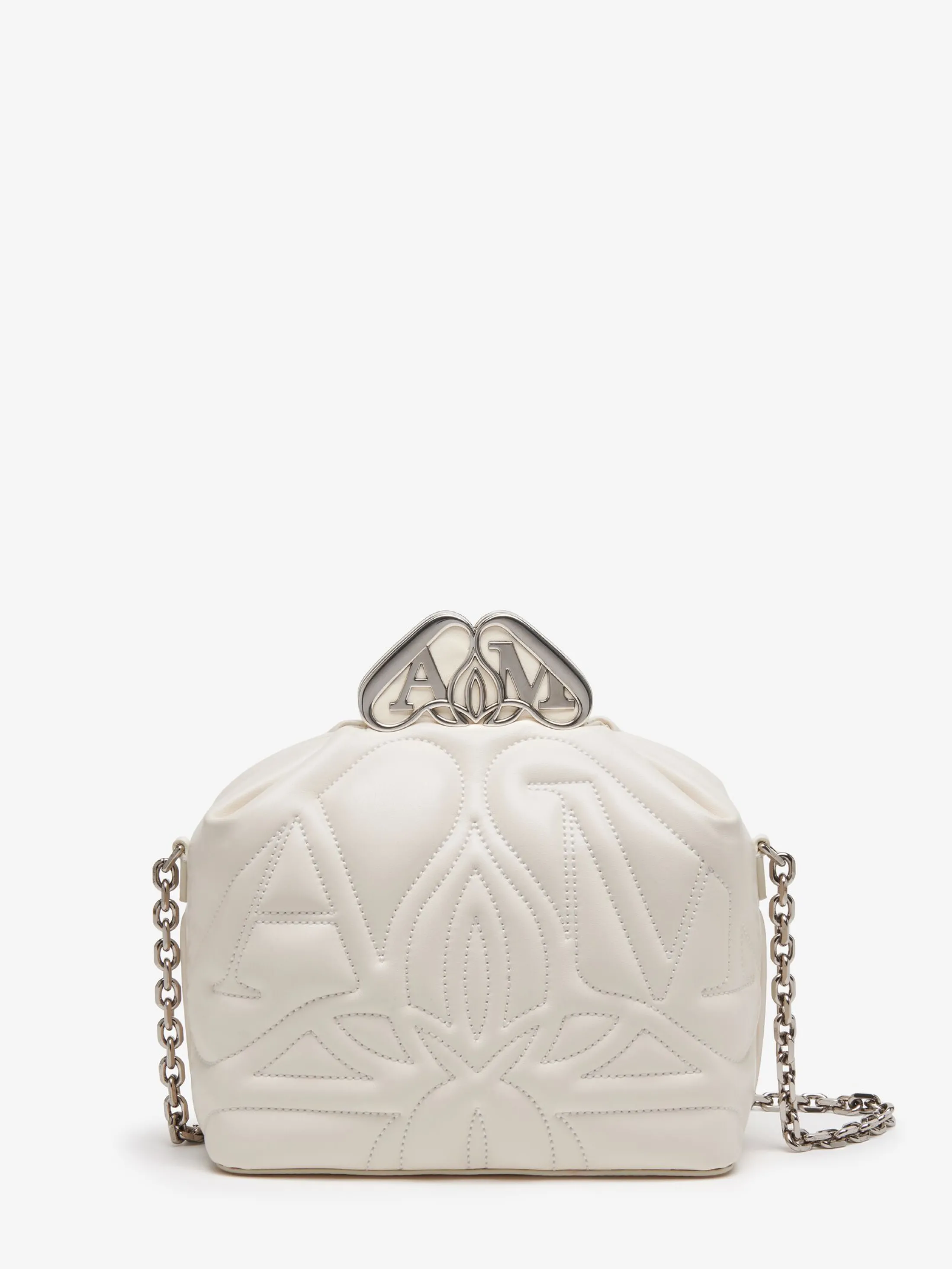 Outlet Alexander McQueen Women's The Seal Box in Soft ivory