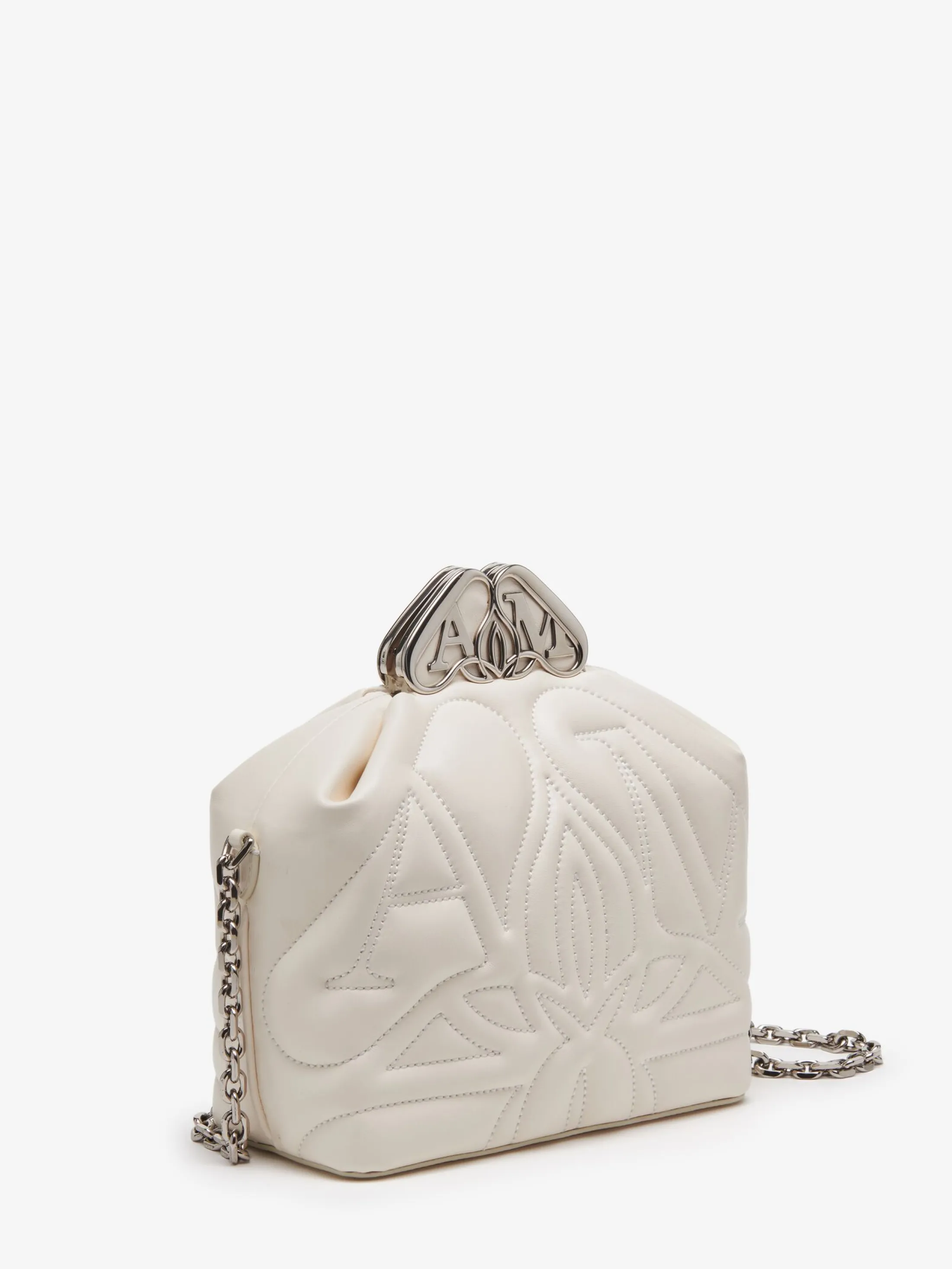 Outlet Alexander McQueen Women's The Seal Box in Soft ivory