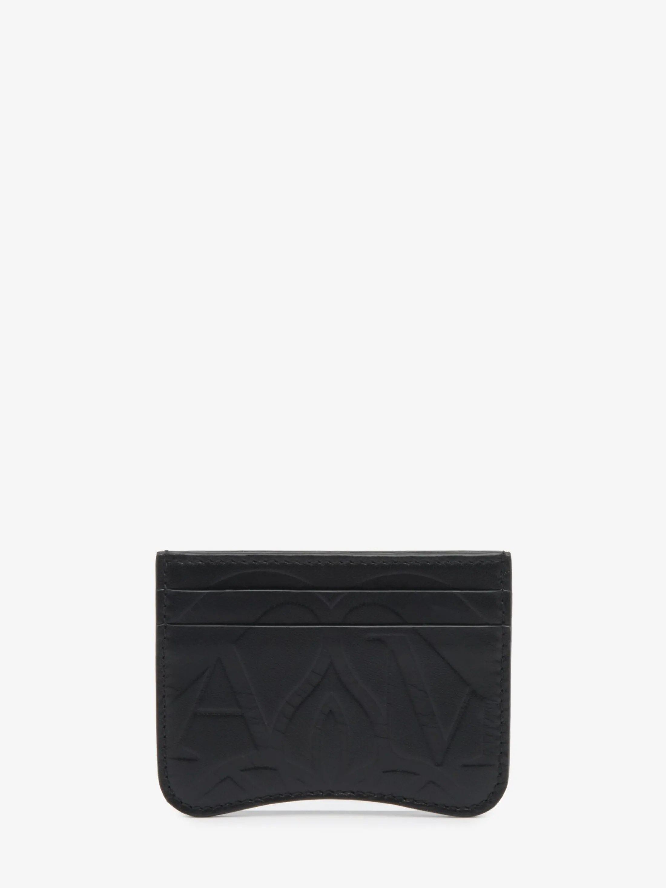 Online Alexander McQueen Women's The Seal Card Holder in Black