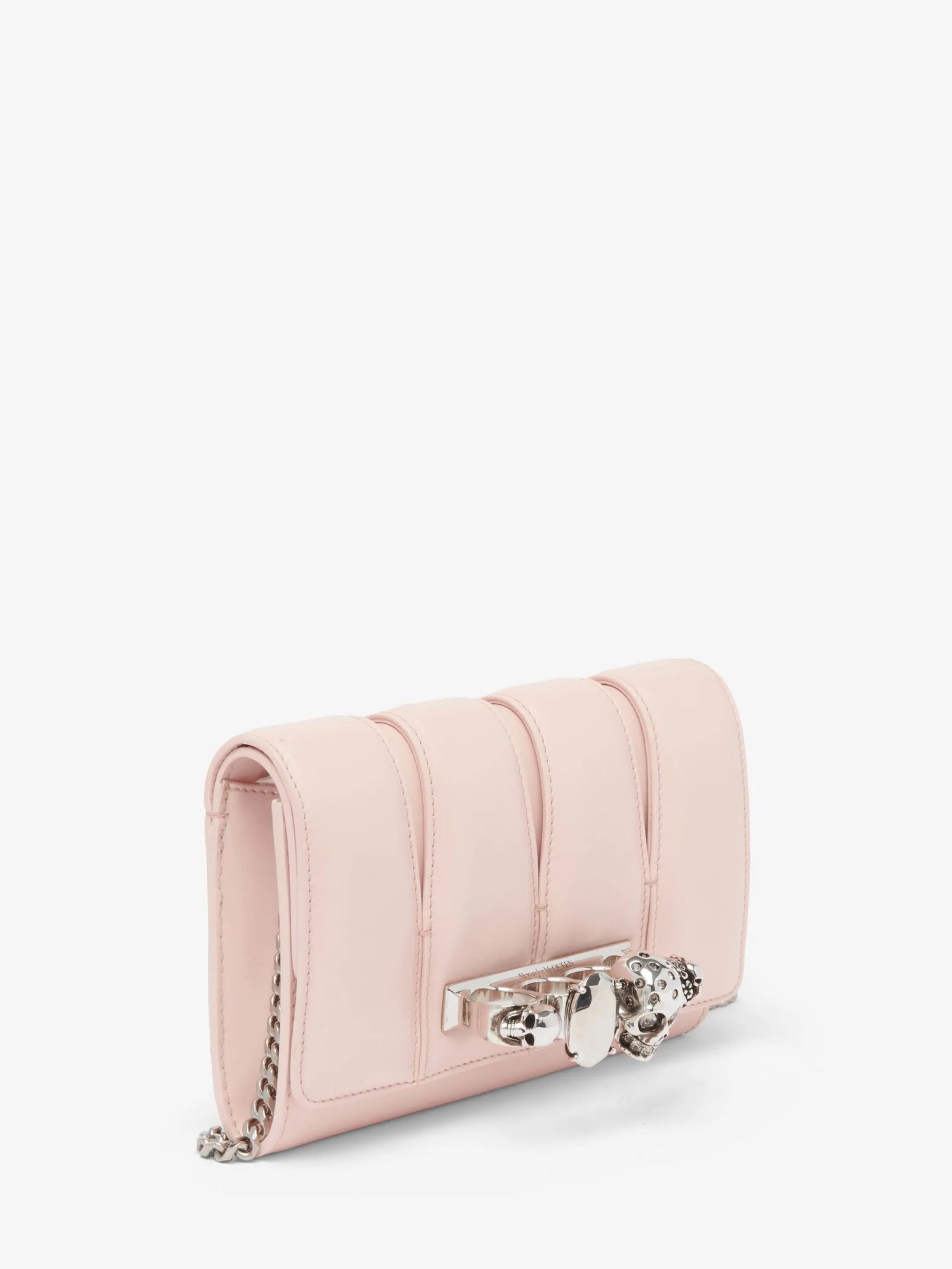 Discount Alexander McQueen Women's The Slash Clutch in Clay