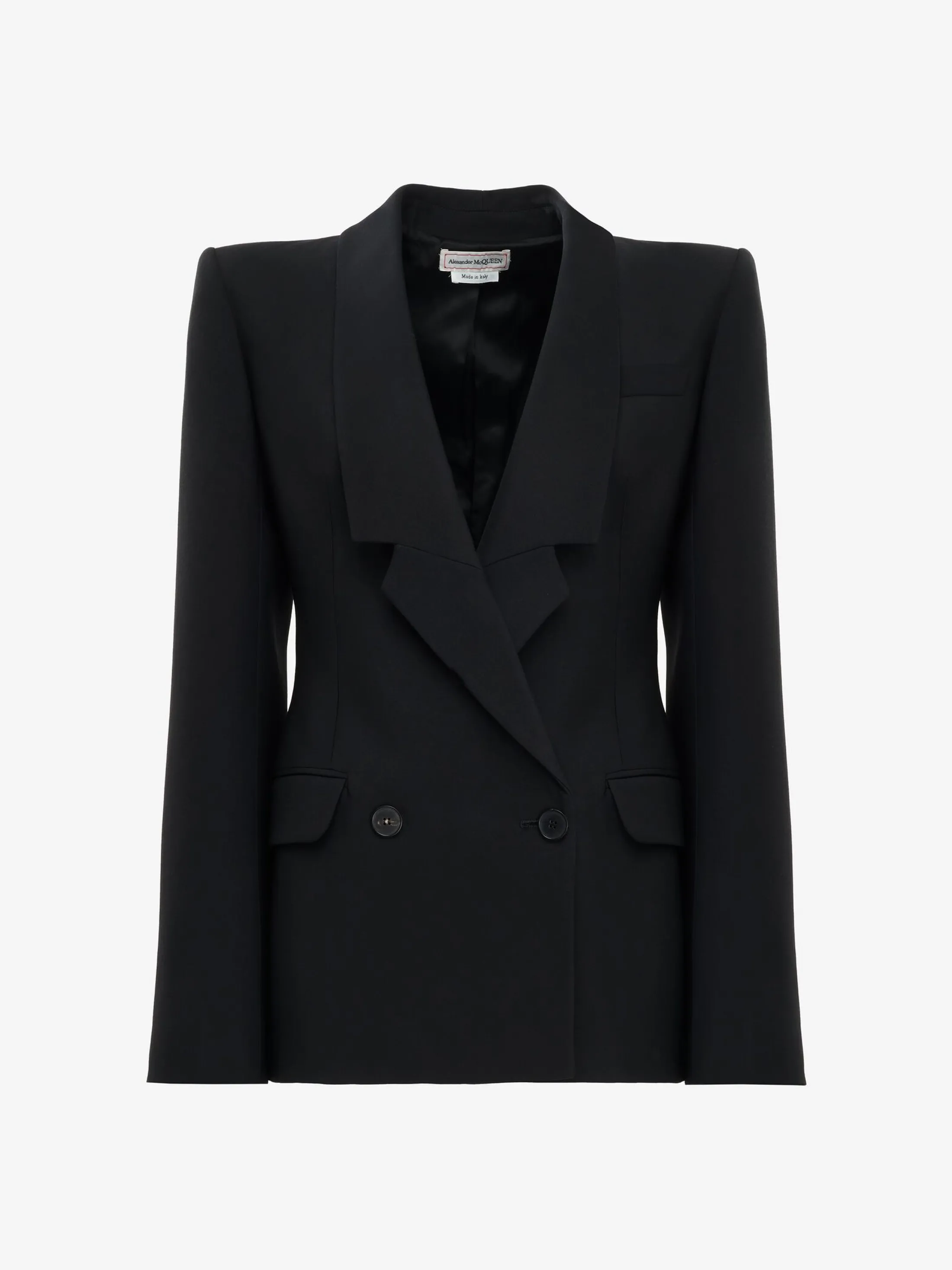 Flash Sale Alexander McQueen Women's Upside-down Lapel Jacket in Black